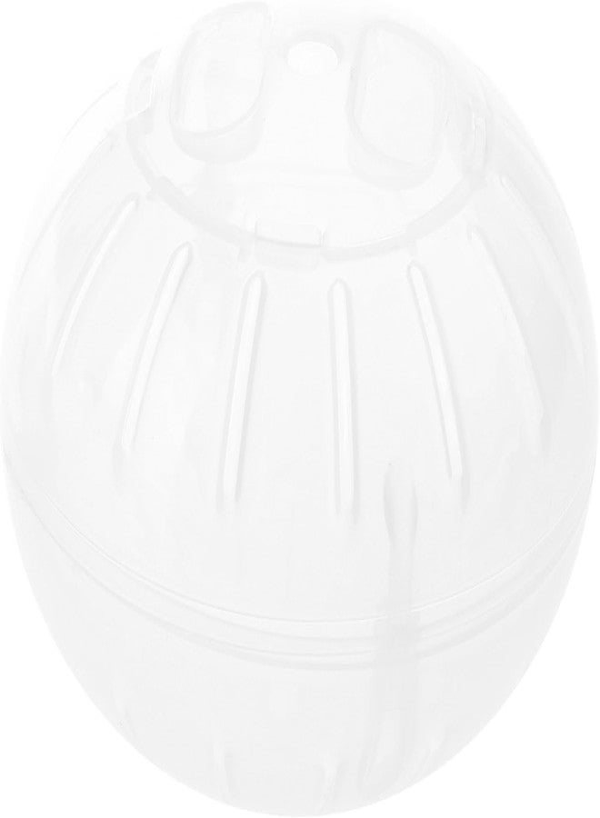 Seadiquiet 1Pc Silent Exercise Ball Plastic Spinner Hamster Running for Sugar Gliders Mice Gerbils Small Animal Exercise Wheels Multiple Colors Hamster Exercise Ball，Animal Health Supplie（White） - Image 1